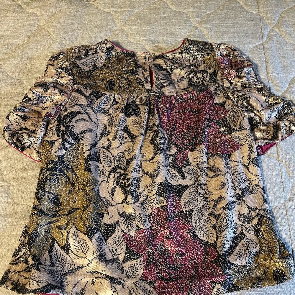 Floral Patterned Women's Top
